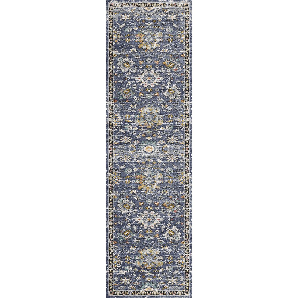 Dynamic Rugs 4092-599 Mabel 2.2 Ft. X 7.7 Ft. Finished Runner Rug in Navy/Multi